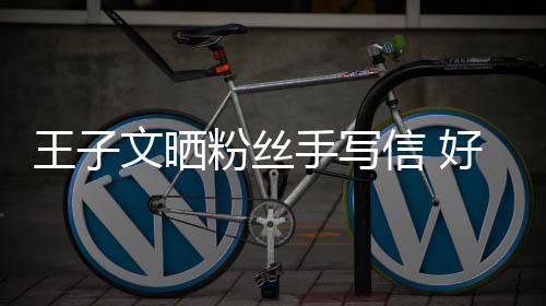 王子文晒为信 小丸好奇提问粉丝手写什么叫我