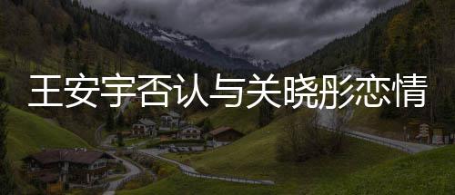 王安凭空捏造追责宇否认与关晓彤恋 将情