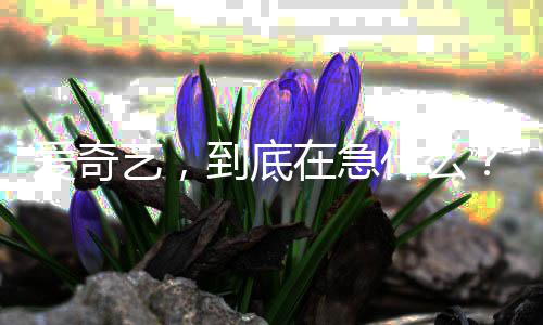 爱奇到底在急艺，什么