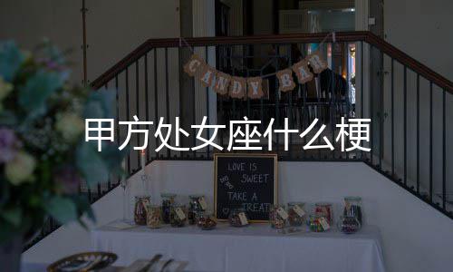 处女么梗座什甲方