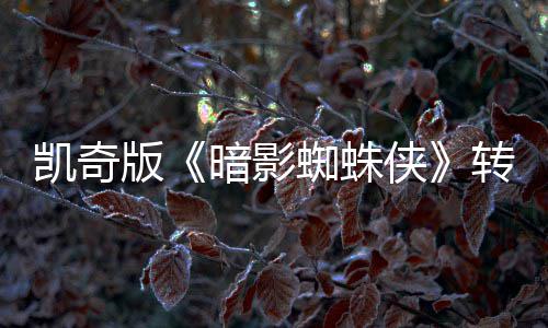 版暗影艾美侠喜剧蜘蛛转战凯奇提名赛道将奖