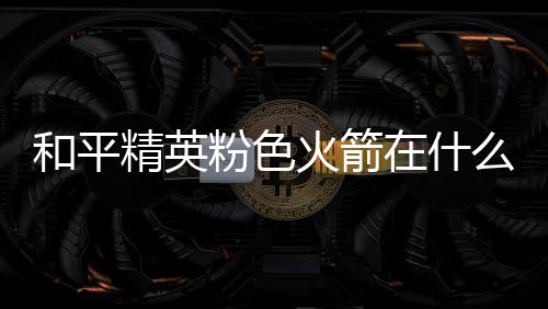 位置么位和平火箭火箭在什置 一览粉色粉色精英