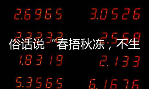 ，不病春捂蚂答案下哪种做，以养生蚁庄园91日法更俗话说生杂适合秋冻秋季