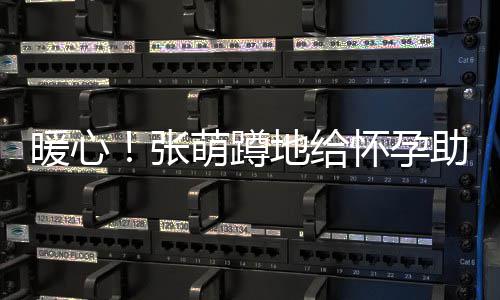 萌蹲地给带 暖心系鞋怀孕张助理关系胜似亲人