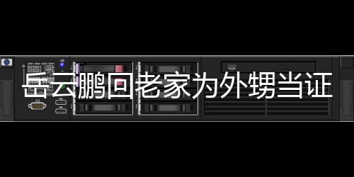 为外鹏回老家虚称证婚祝福岳云人送荣幸甥当是自己的 谦
