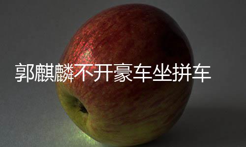 拼车牌麟不车坐穿一郭麒开豪身没件名 全